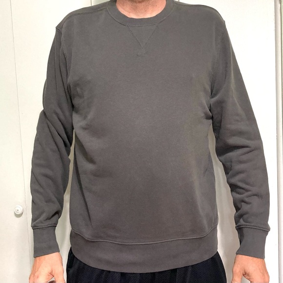 GAP  Dark Gray Long Sleeve Sweat Shirt Mens Large - Picture 5 of 16